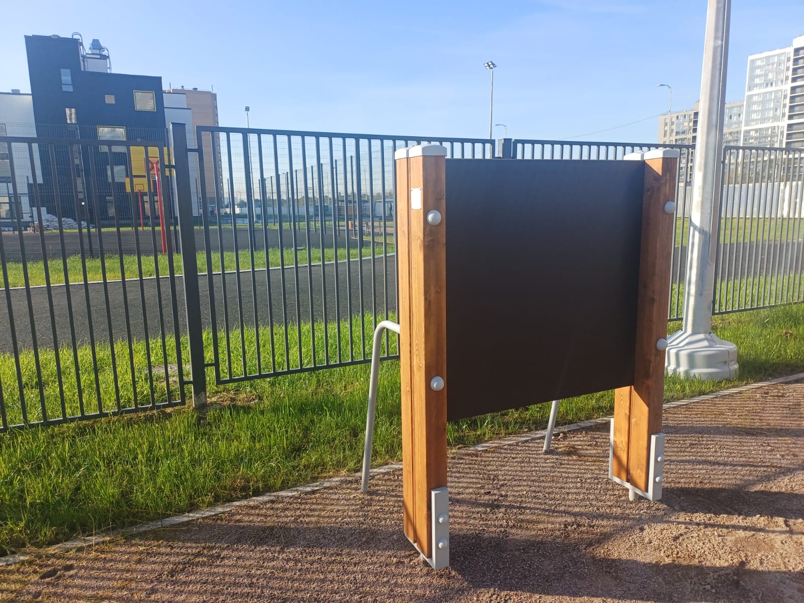 Игровые площадки детсада в ЖК ЦДС «Новые Горизонты»