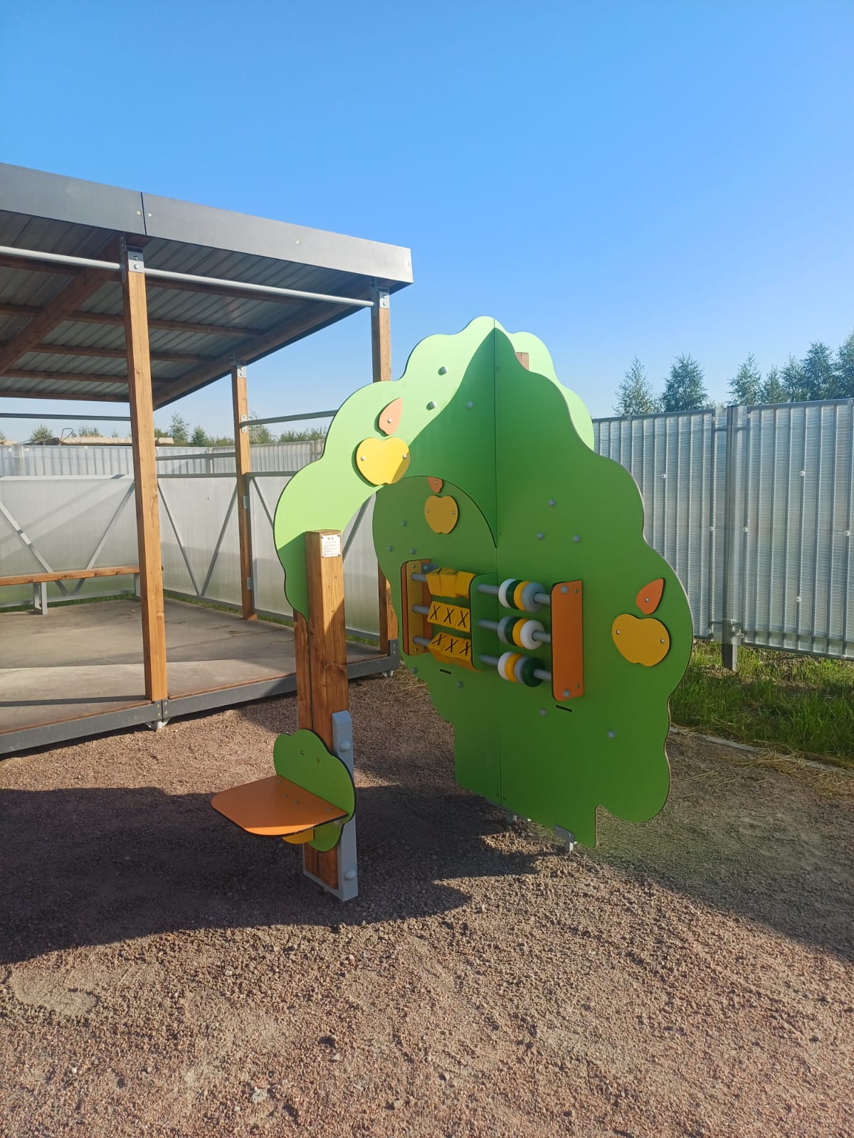 Игровые площадки детсада в ЖК ЦДС «Новые Горизонты»