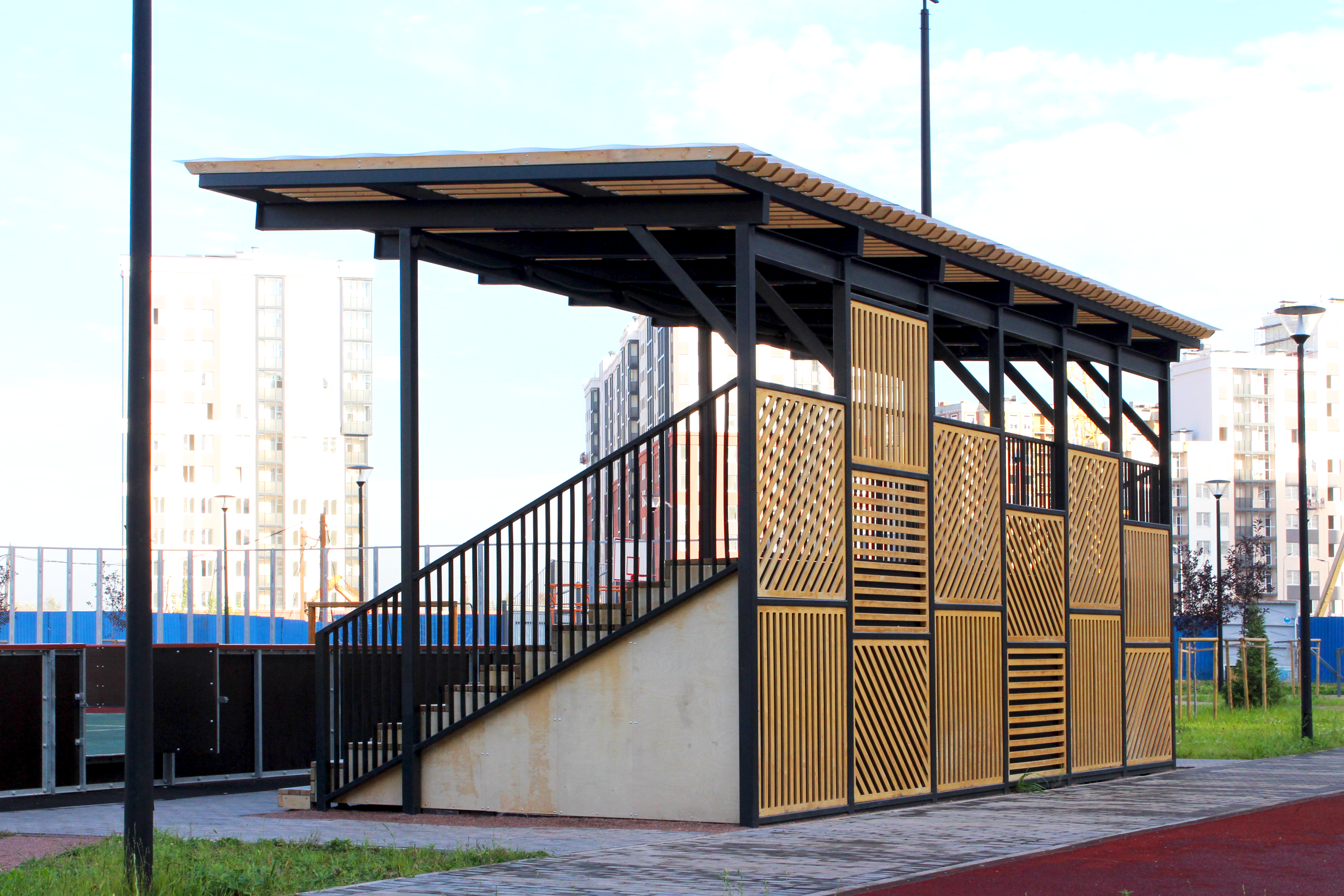 Малые архитектурные формы в ЖК «Урбанист»