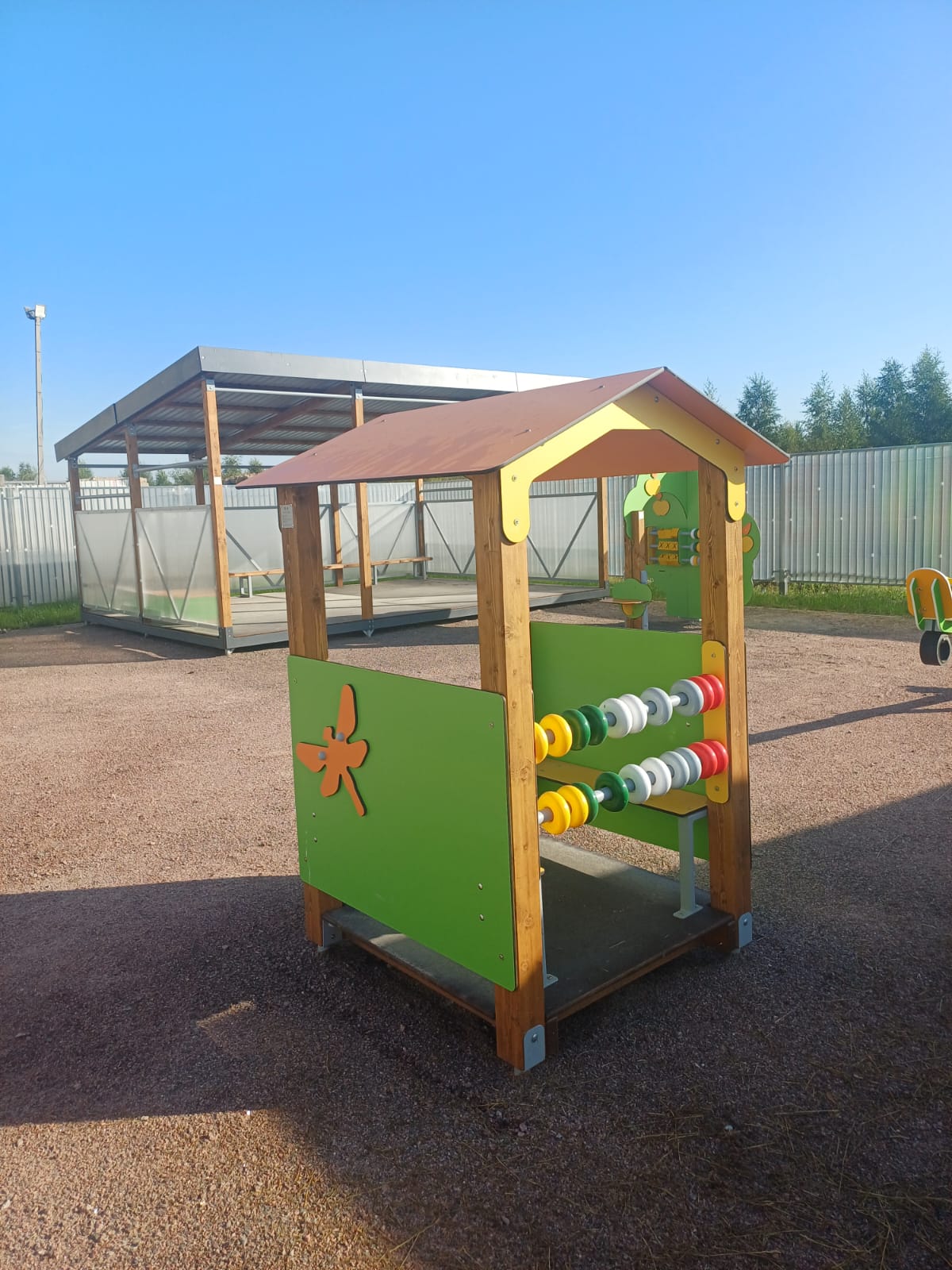 Игровые площадки детсада в ЖК ЦДС «Новые Горизонты»