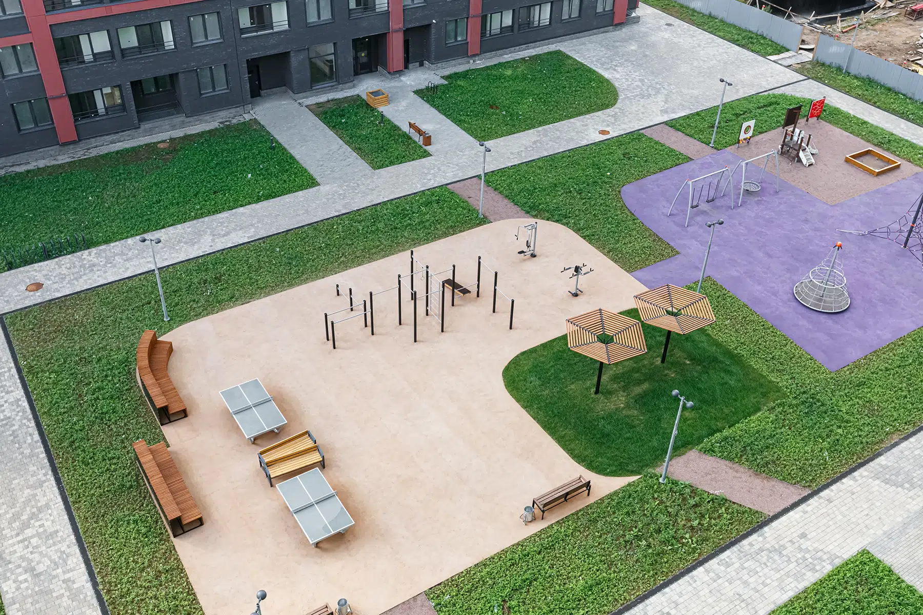 Игровая и спортивная площадка ЖК «Dreamline»