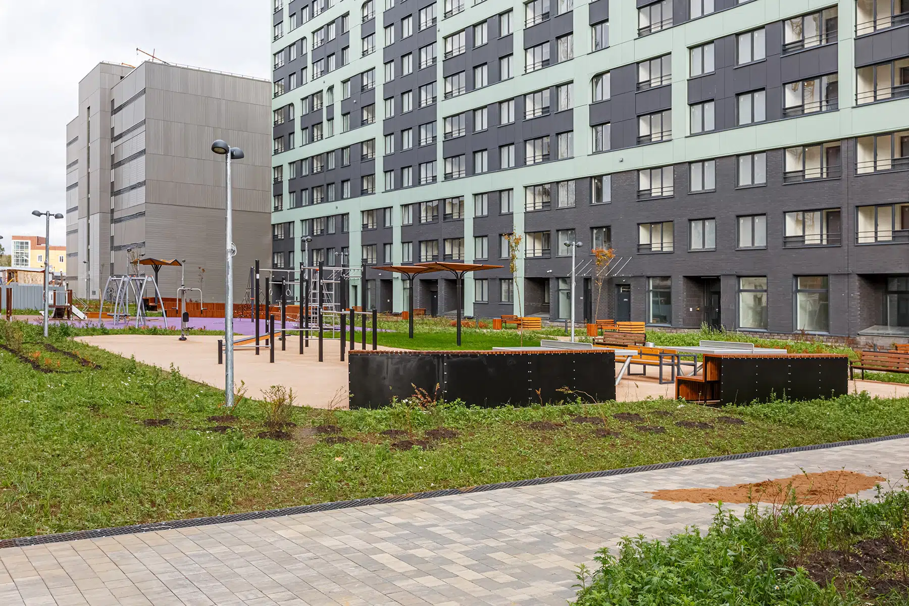 Игровая и спортивная площадка ЖК «Dreamline»