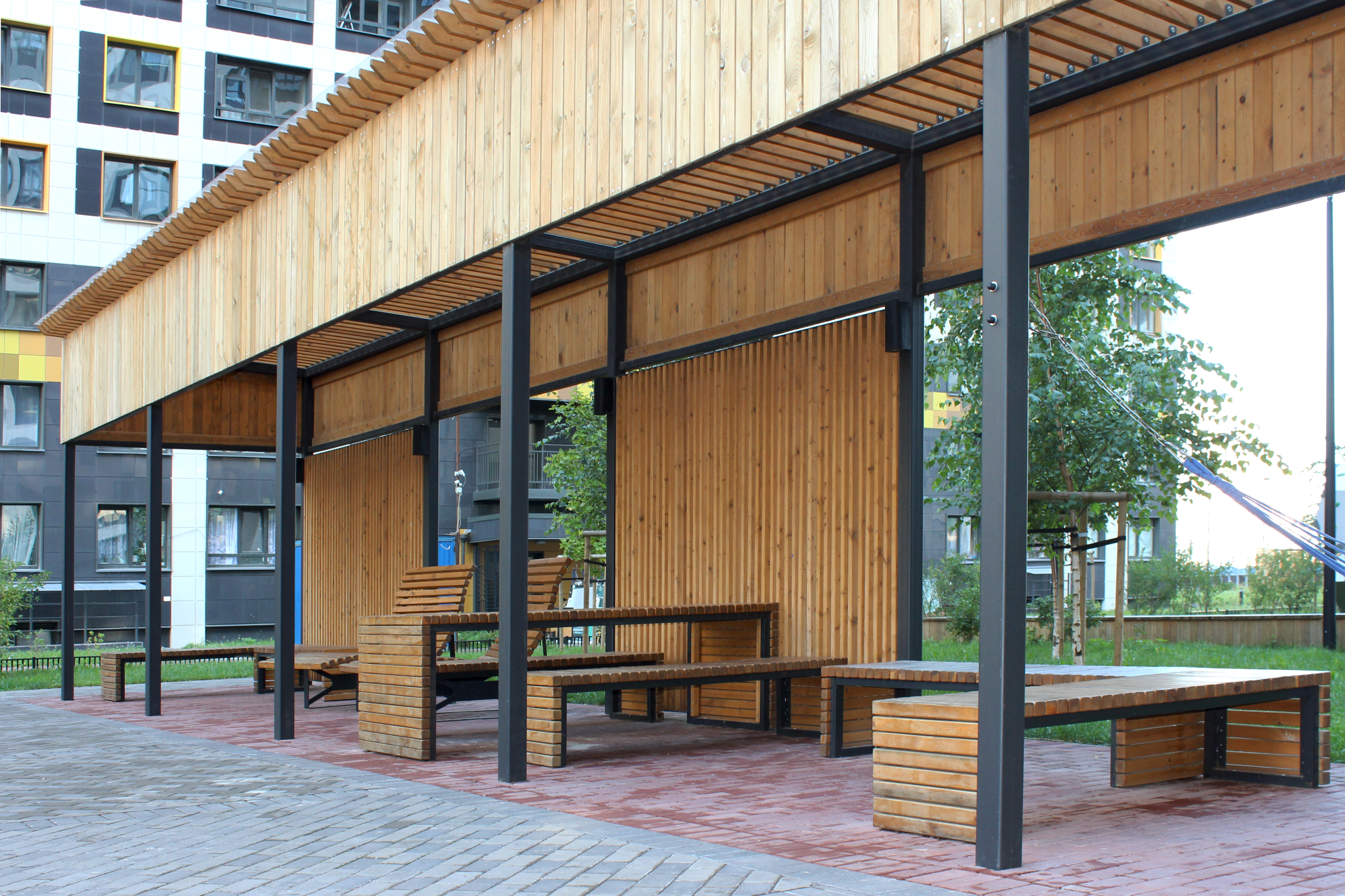 Малые архитектурные формы в ЖК «Урбанист»