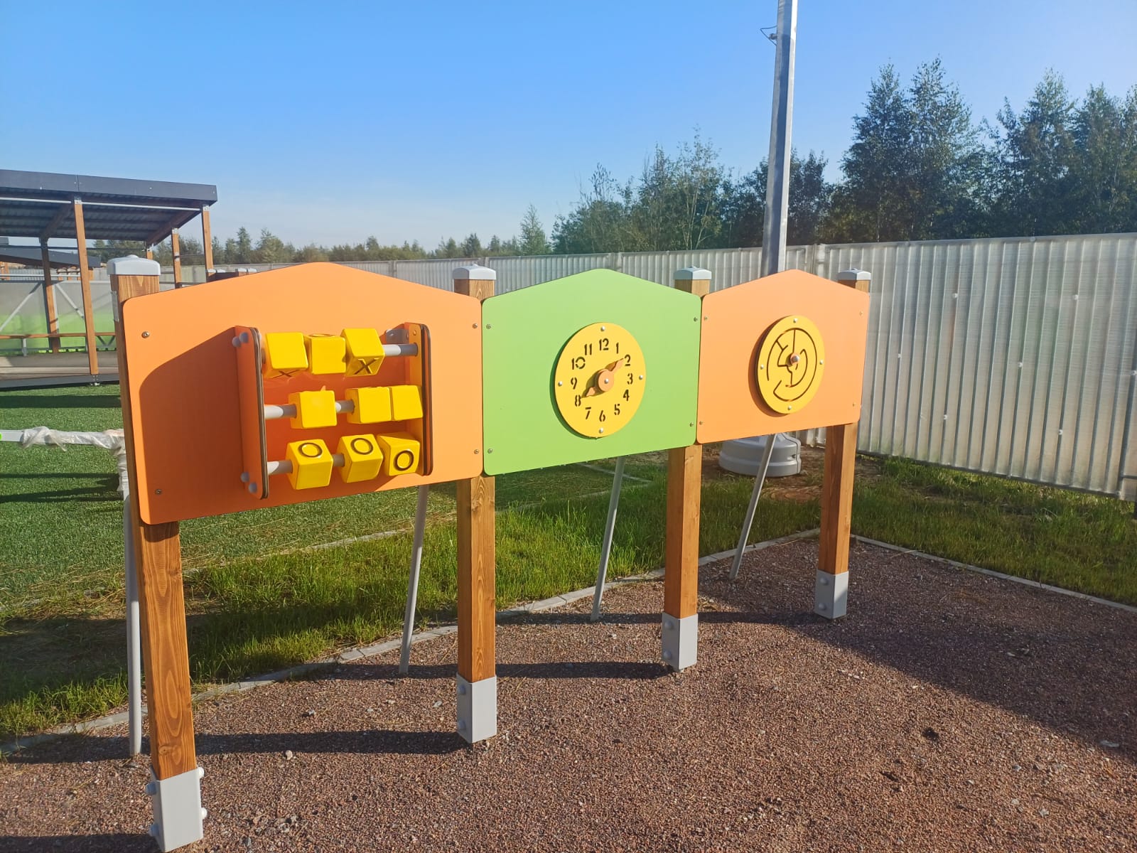 Игровые площадки детсада в ЖК ЦДС «Новые Горизонты»