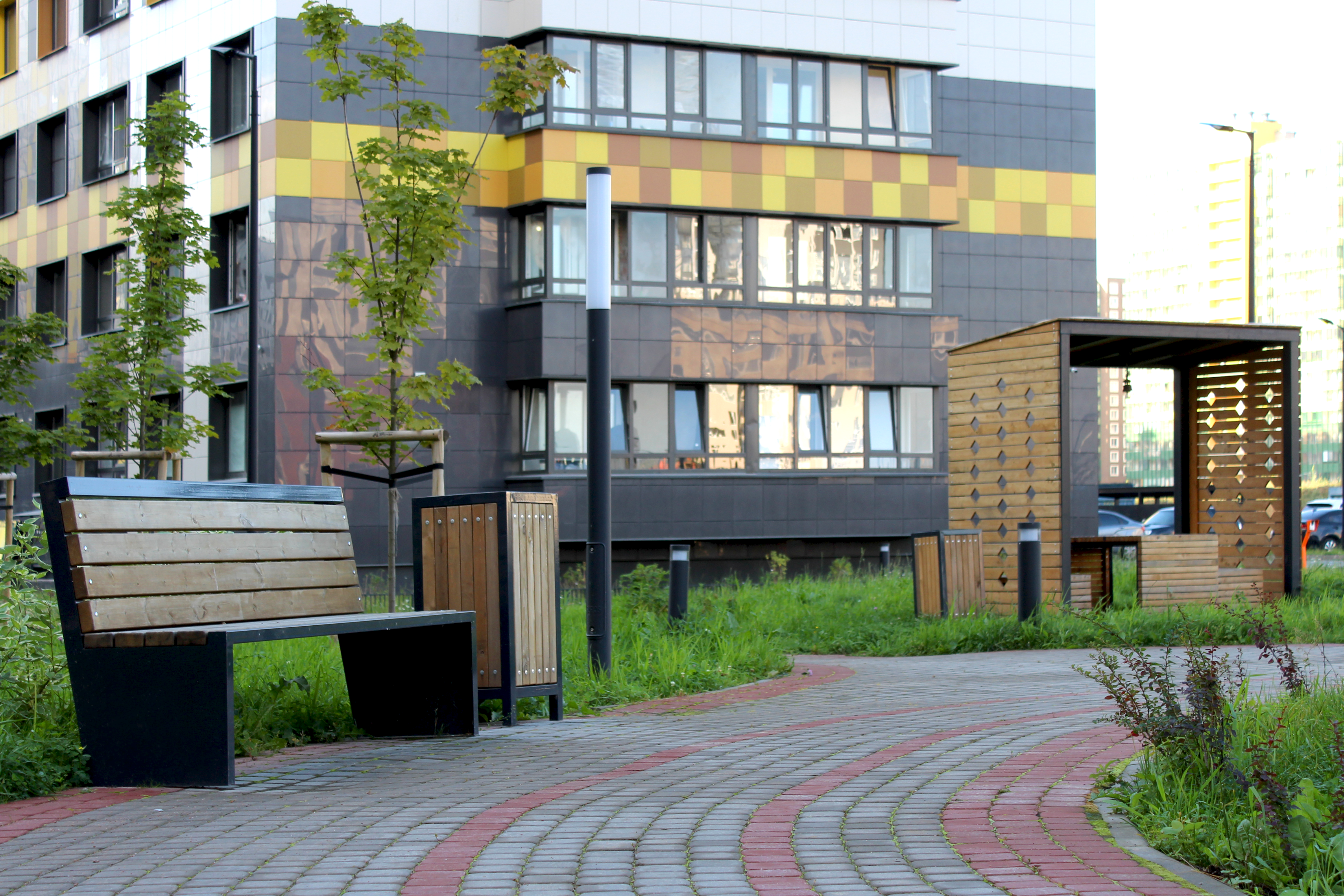 Малые архитектурные формы в ЖК «Урбанист»