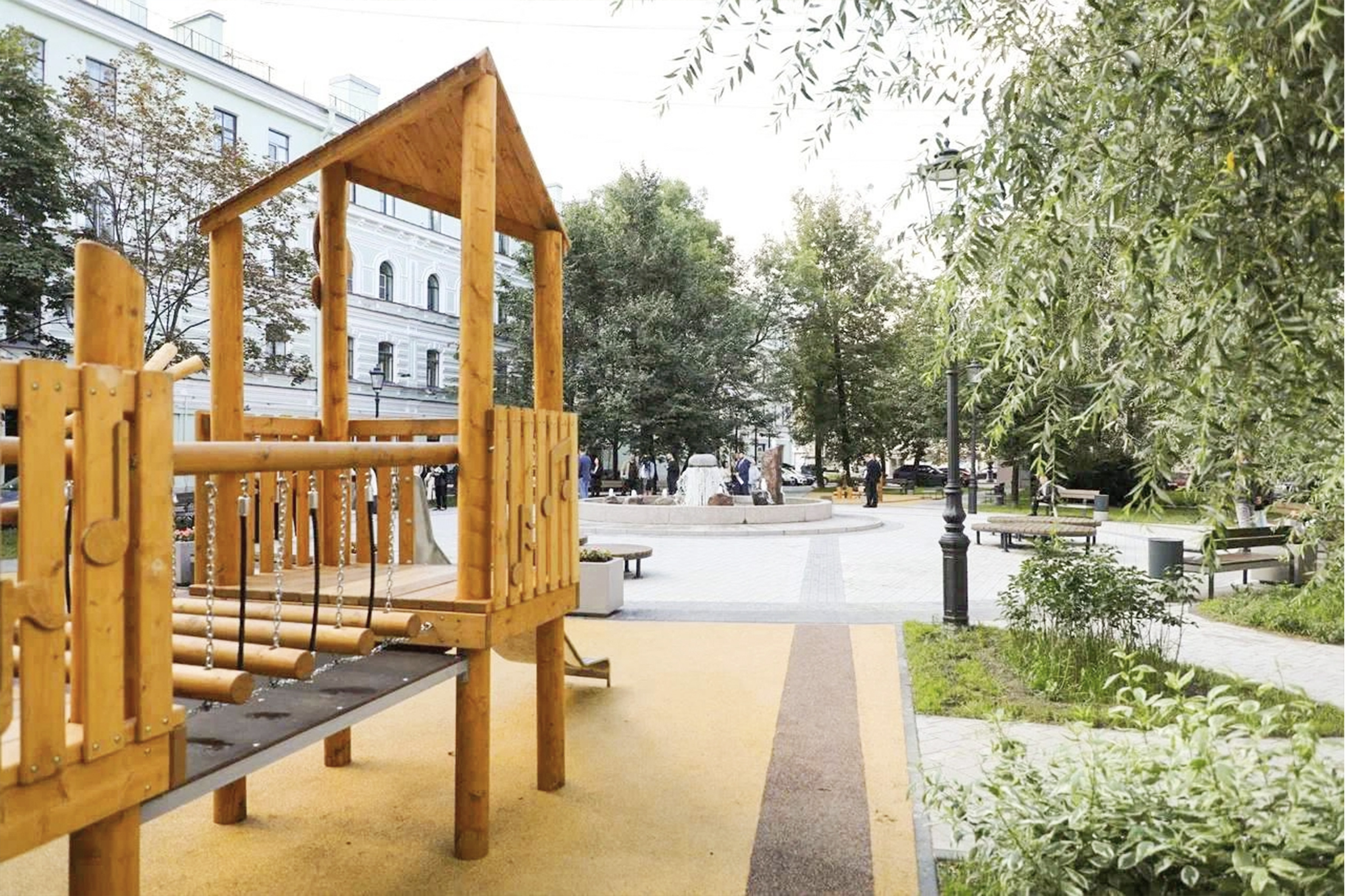 Музыкальный сквер Соловьёва-Седого в Санкт-Петербурге