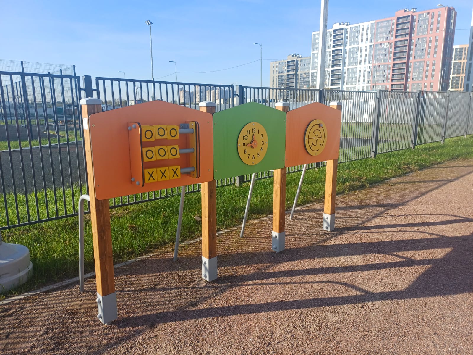 Игровые площадки детсада в ЖК ЦДС «Новые Горизонты»