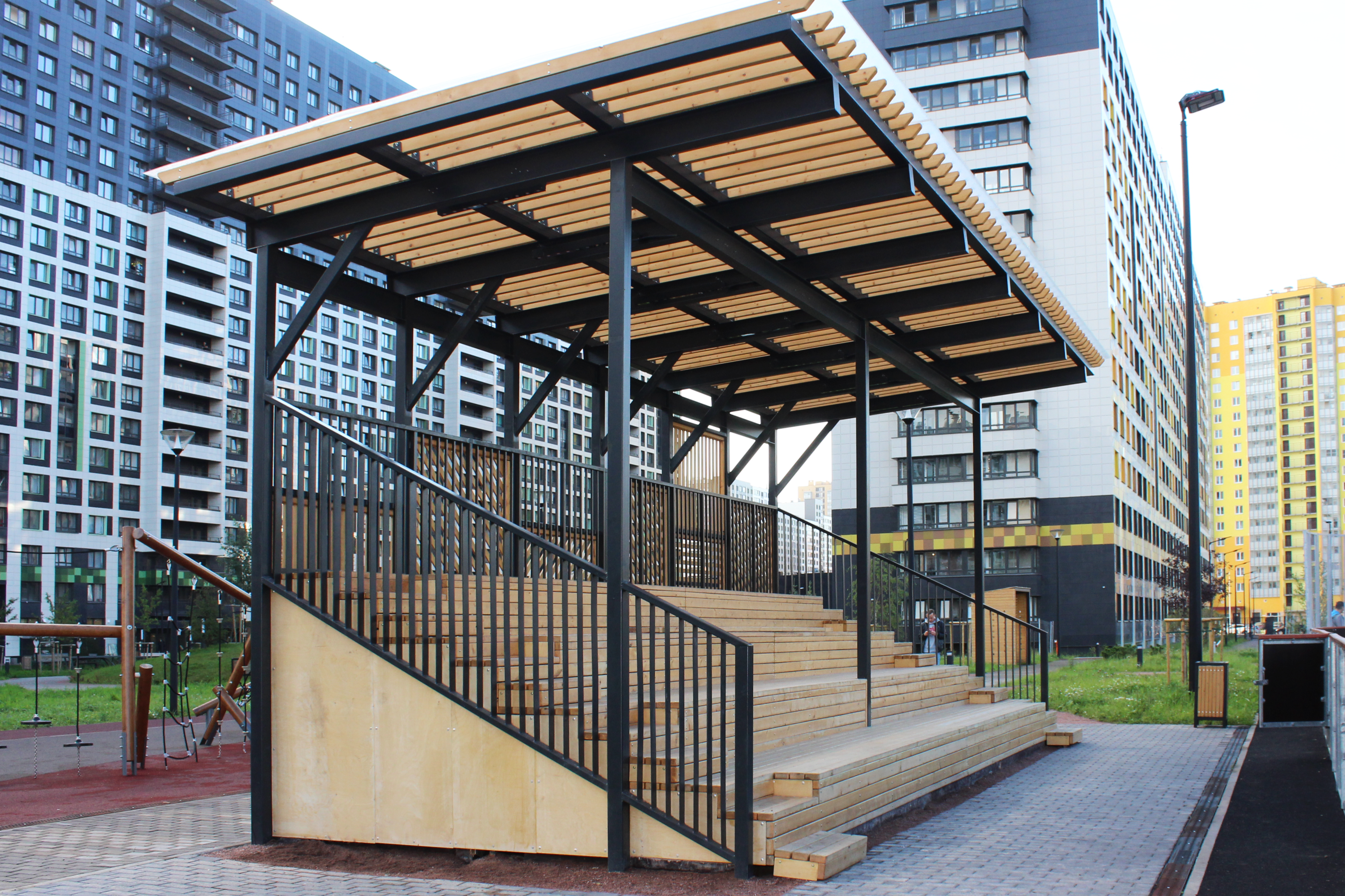 Малые архитектурные формы в ЖК «Урбанист»