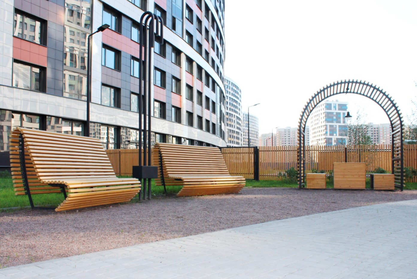 МАФ и благоустройство в ЖК «Авиатор»