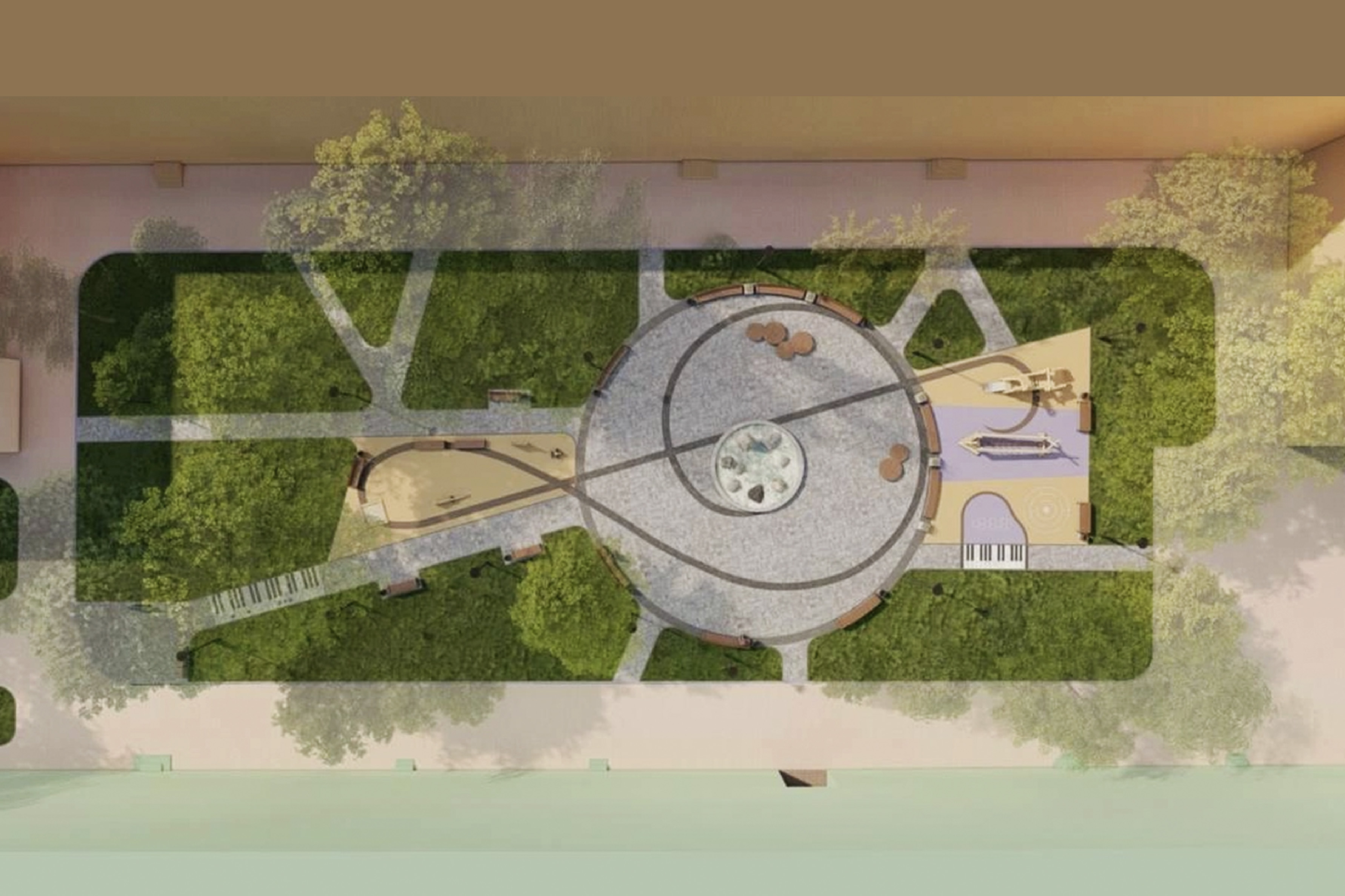 Музыкальный сквер Соловьёва-Седого в Санкт-Петербурге