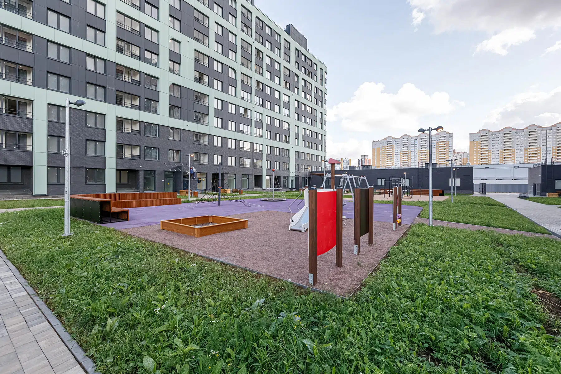 Игровая и спортивная площадка ЖК «Dreamline»